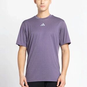 Adidas Men's Short Sleeve Tee in Purple